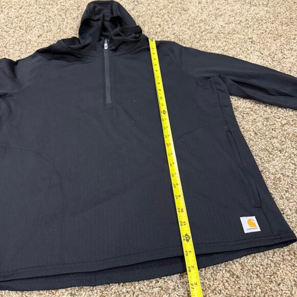 Carhartt Force Work Outerwear Women's Relaxed Fit Half Zip Hooded Pullover Sz.XL - Picture 6 of 8